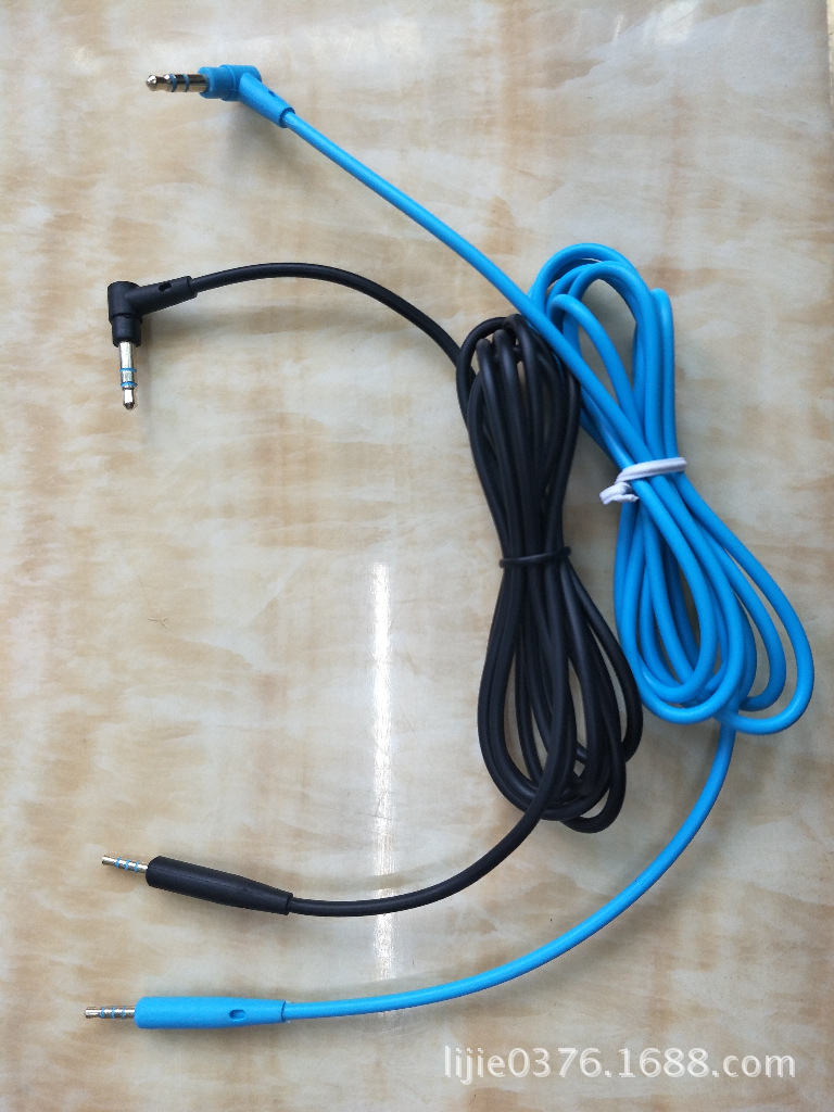 工厂直销耳机线适用bose头戴式耳机qc25兰色qc15qc2ae2dj线控蓝牙