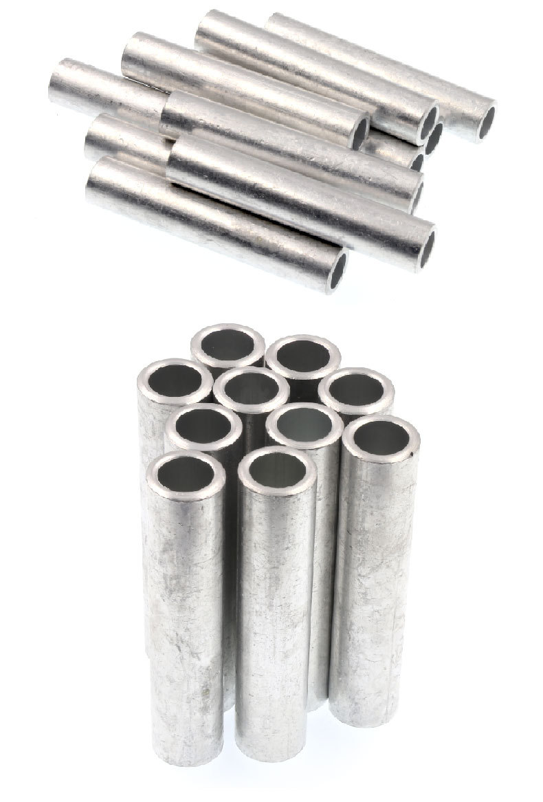 a级国标 gl-25mm平方通孔铝连接管 电缆对接铝管 直通管中间接头