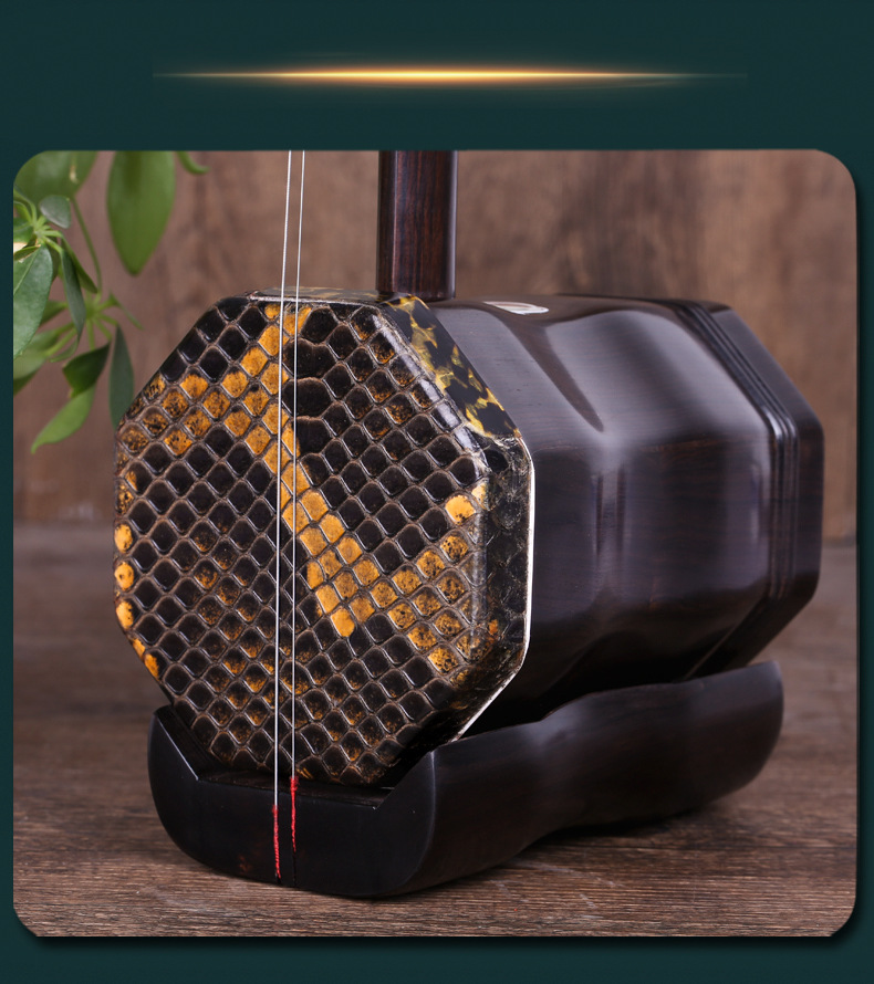 依之木黑檀中胡 中胡乐器 演奏学习中胡 原厂配置