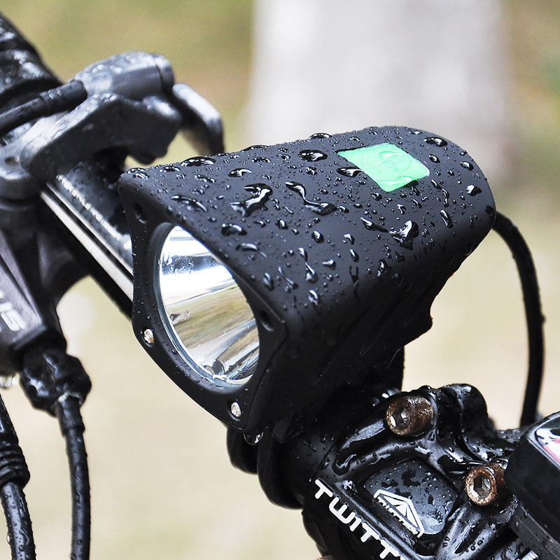 自行车灯山地车骑行前灯led强光车前灯t6单车前灯防水充电usb接口