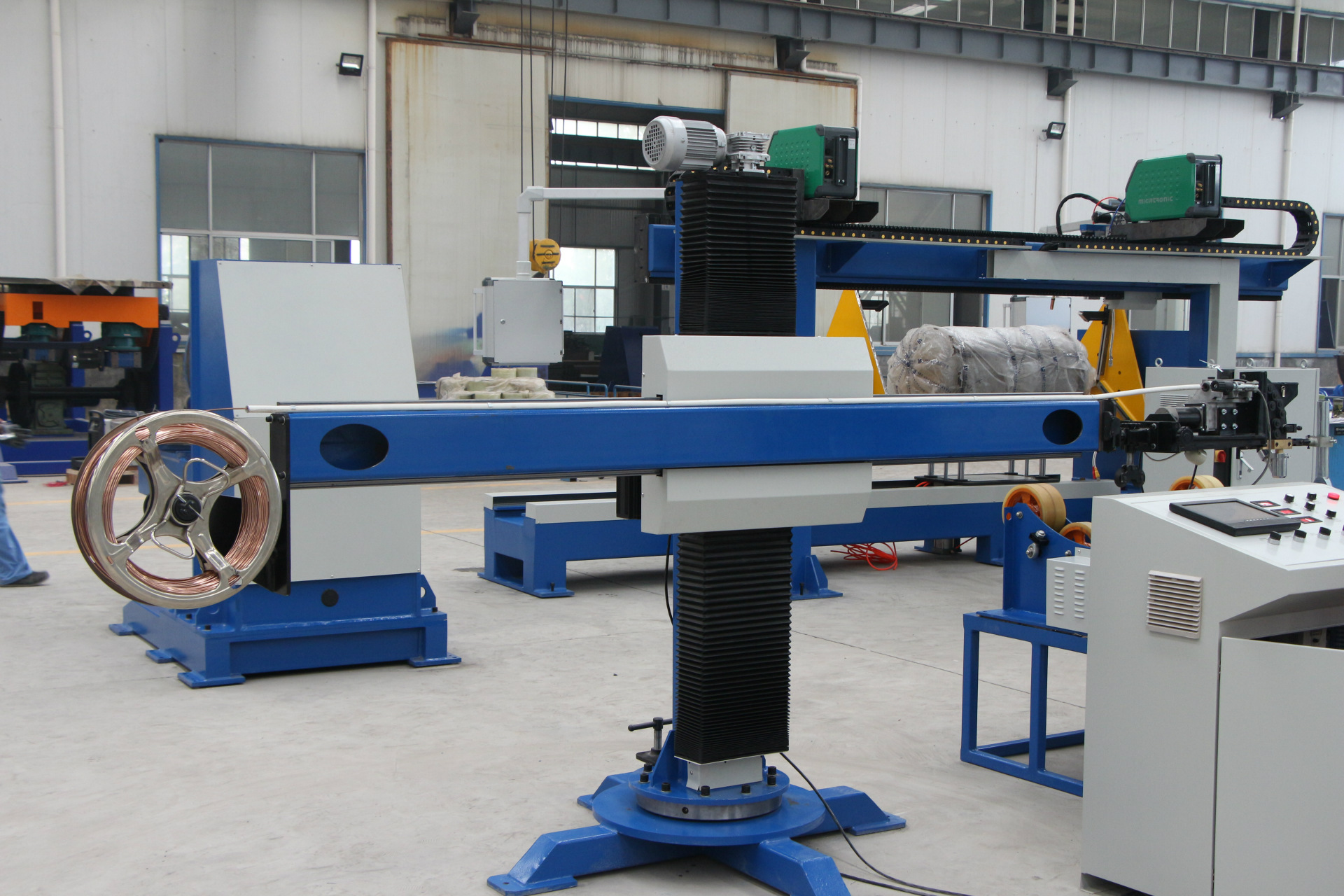 埋弧焊接操作机 焊接辅助设备 直径350mm内缝焊超小机头操作机