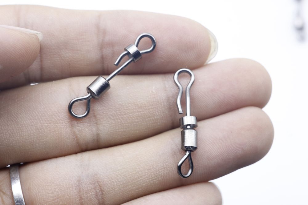 欧式库钓鲤鱼钓可卸转环快速子线夹欧洲carp钓组连接器垂钓配件