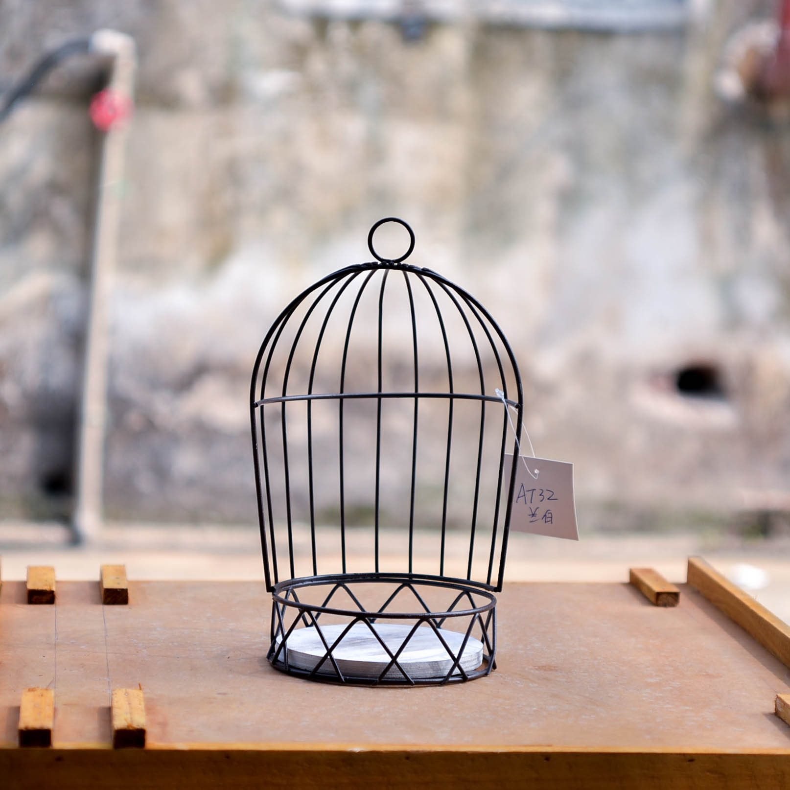 日式zakka可挂鸟笼隔板花架花艺套装多肉花卉植物架厂家直销批发