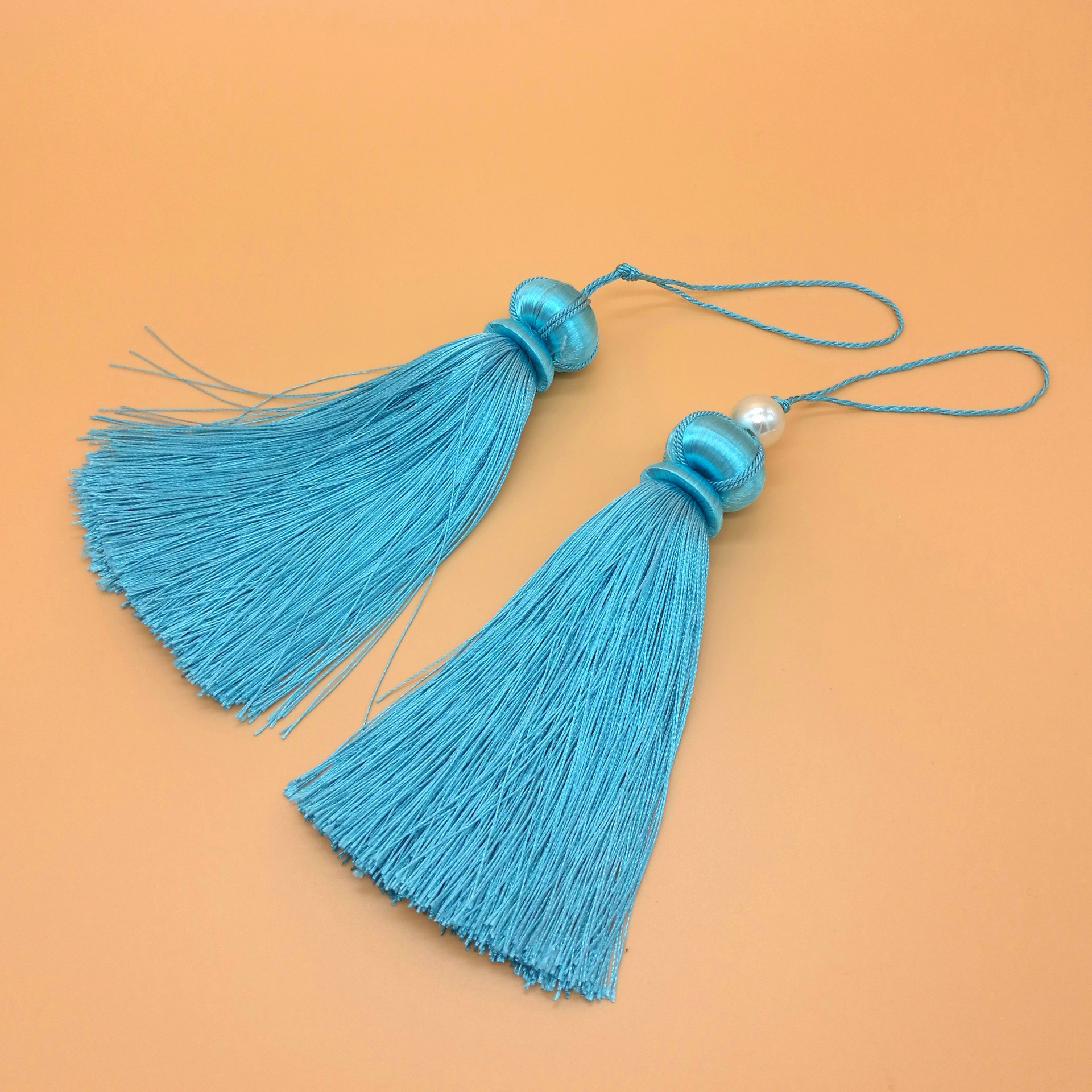 批发窗帘流苏小吊穗 沙发桌旗涤纶手工流苏穗中国节装饰书签吊穗