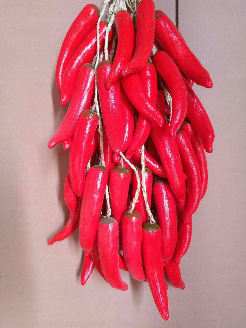 仿真蔬菜水果串小辣椒红尖椒农产品土特产农家乐餐厅厨房装饰品