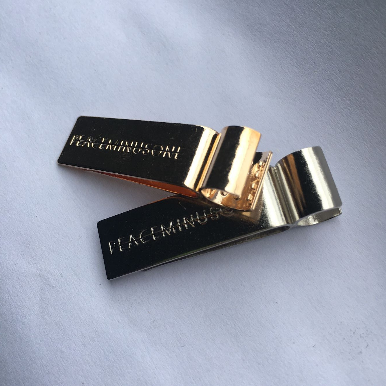 权志龙gd随身用的小夹子peaceminusone刻字烟夹子mini clip