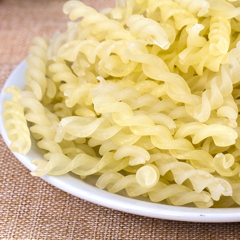 供应 意大利黄色螺纹粉 螺旋粉 大螺纹粉面制品 厂家直销 30斤/袋