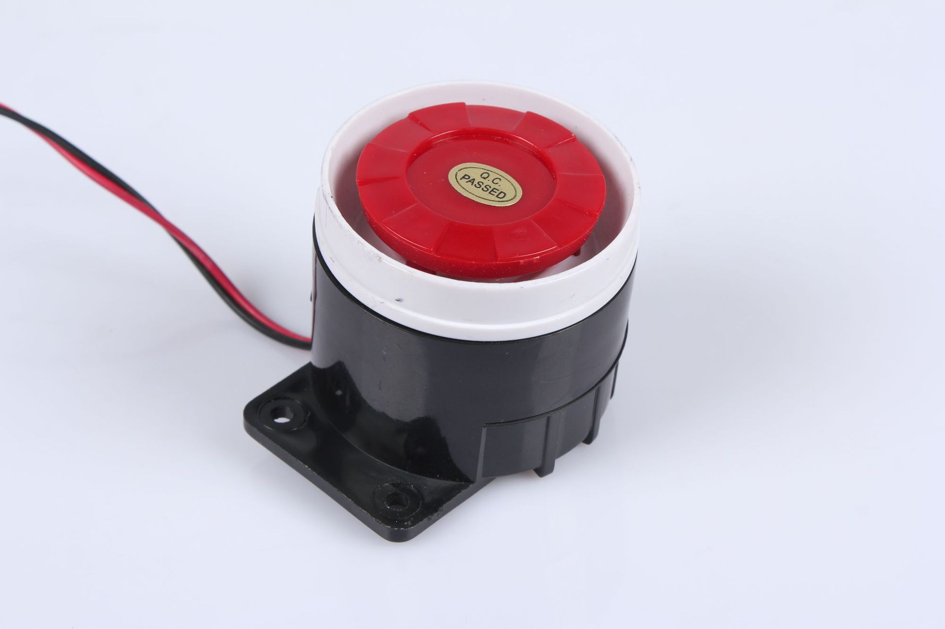 有源蜂鸣器厂家批发50mm引线直径55报警器有源压电式蜂鸣器供应