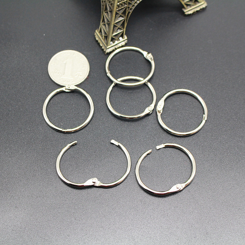 批发卡扣钥匙圈开口环3.0 装订环 手工钥匙扣 钥 扣圈180度钥匙环