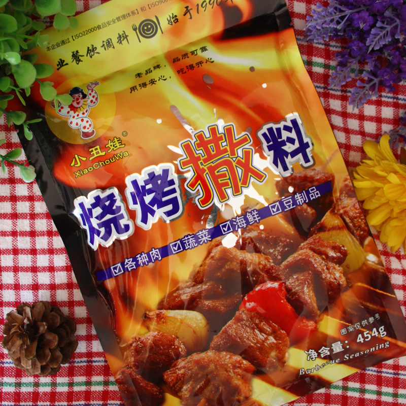 小丑娃调料烧烤撒料454g复合烧烤料商用批发地摊夜市烧烤调味料