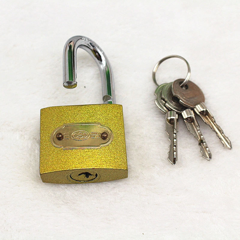 日环牌38m十字挂锁 364学生宿舍门锁办公门锁抽屉锁多种型号