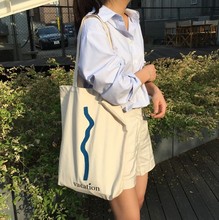 限量现货Ammjoo 韩国代购 unfold新款帆布包ins热布袋购物袋