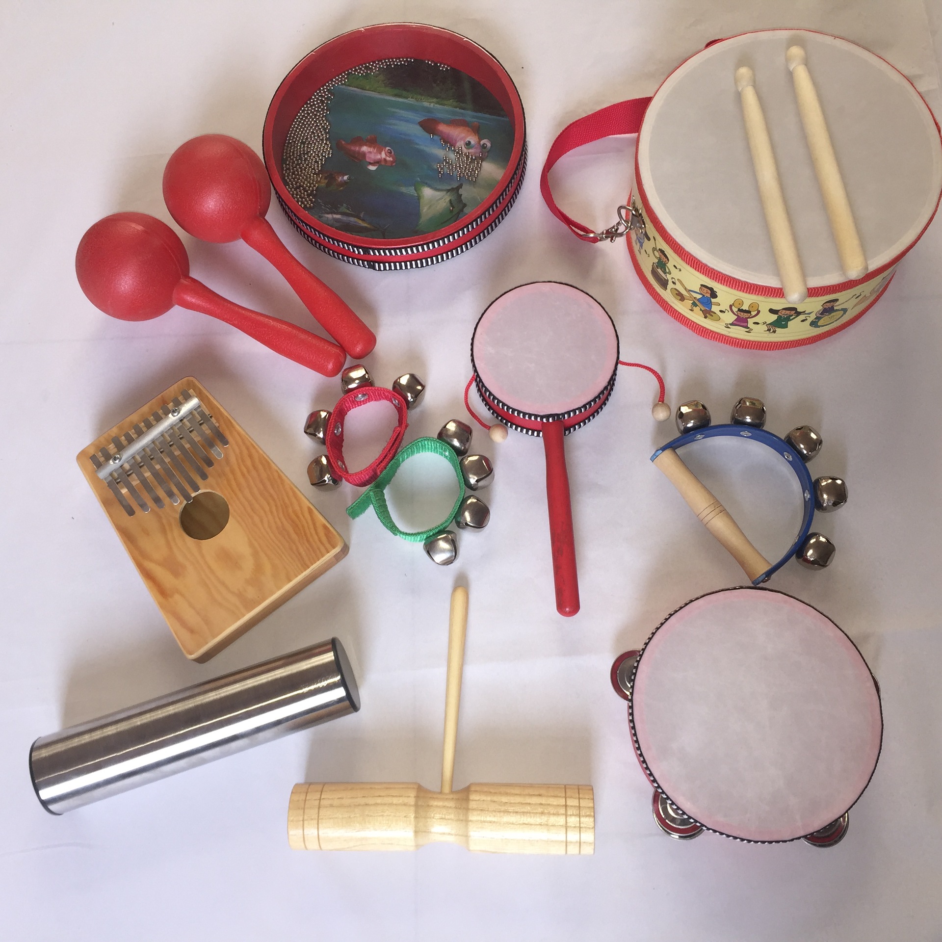 厂家直儿童打击乐器小套装幼儿舞蹈教具多种类乐器套装