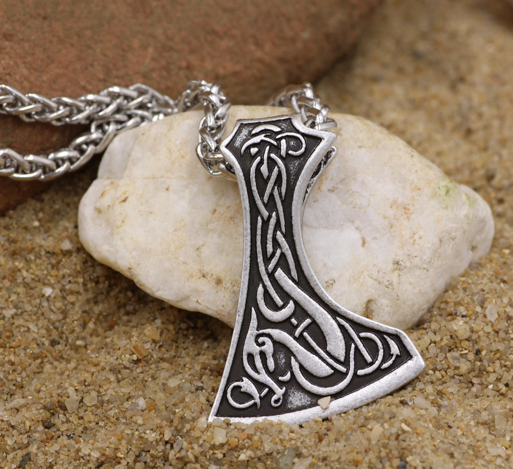 维京系列 欧美时尚大片雷神之雷公锤吊坠系列 哥特式男士吊坠批发