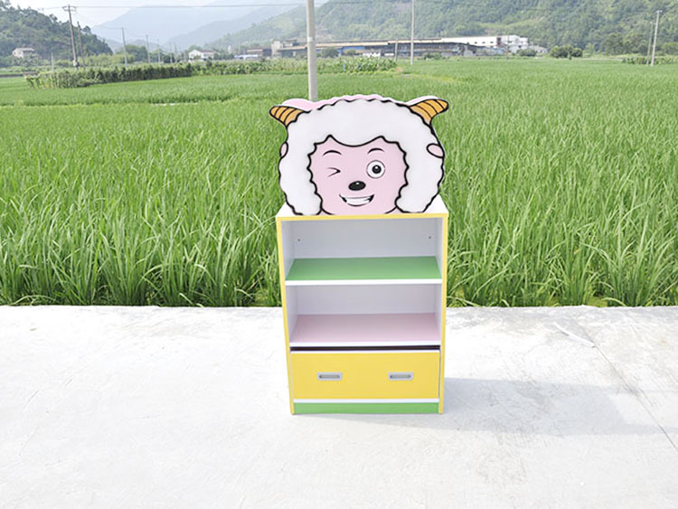 幼儿园卡通书包柜 厂家直销卡通造型收纳柜木质防火板 宝宝收纳柜