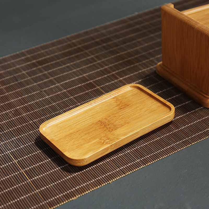 长方形杯托组 功夫茶具茶道配件 杯垫托
