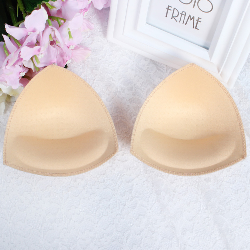 Sponge Cup Swimsuit Chest Pad Shaping Massage Triangle Pad Sports Underwear Vest Wedding Yoga Clothes Insert