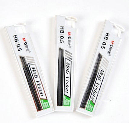 晨光文具铅笔芯35003自动铅笔铅芯耐用不易断hb0.5 活动铅芯