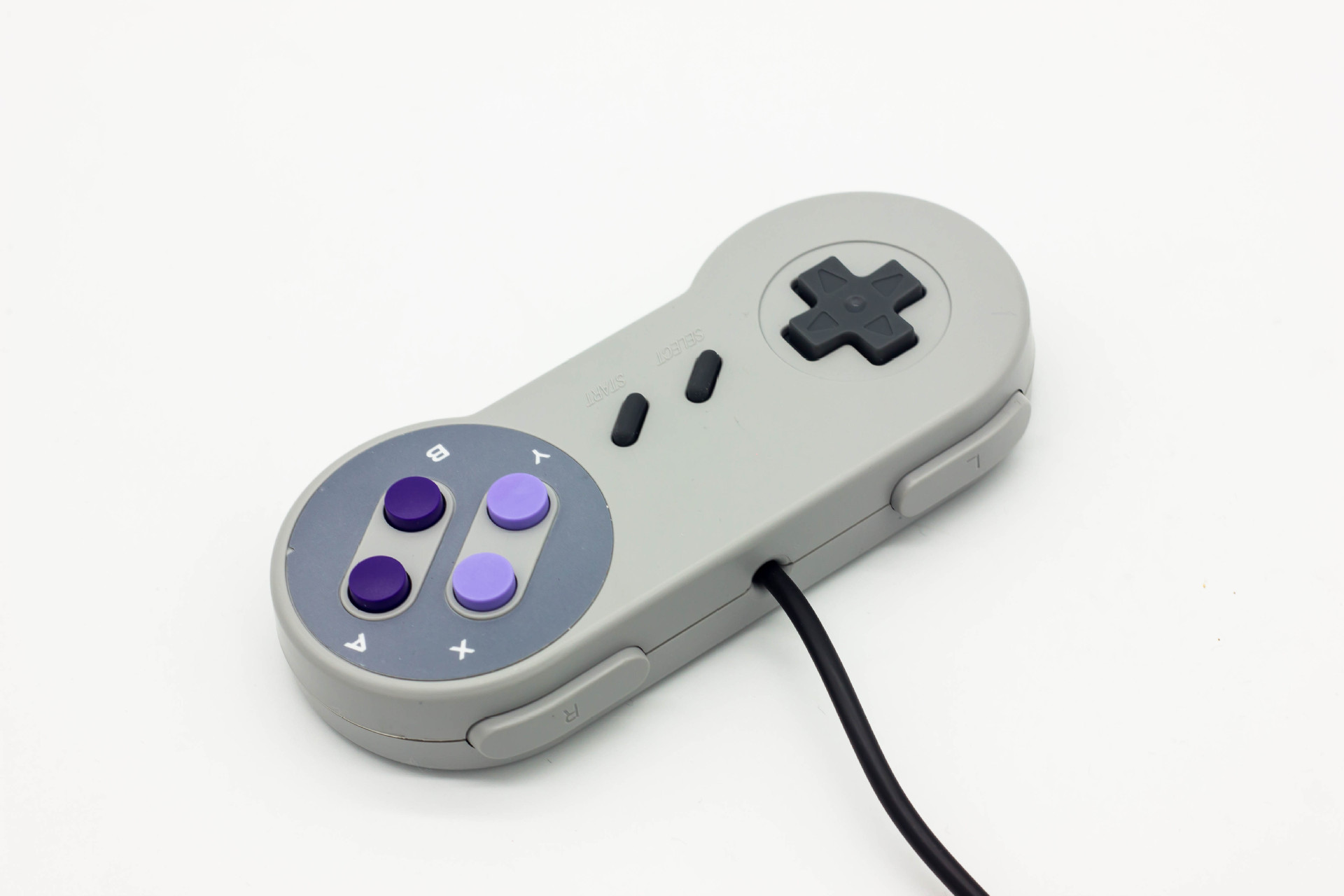 新款snes超任手柄 mini复刻版游戏手柄 super nes复古手柄 现货