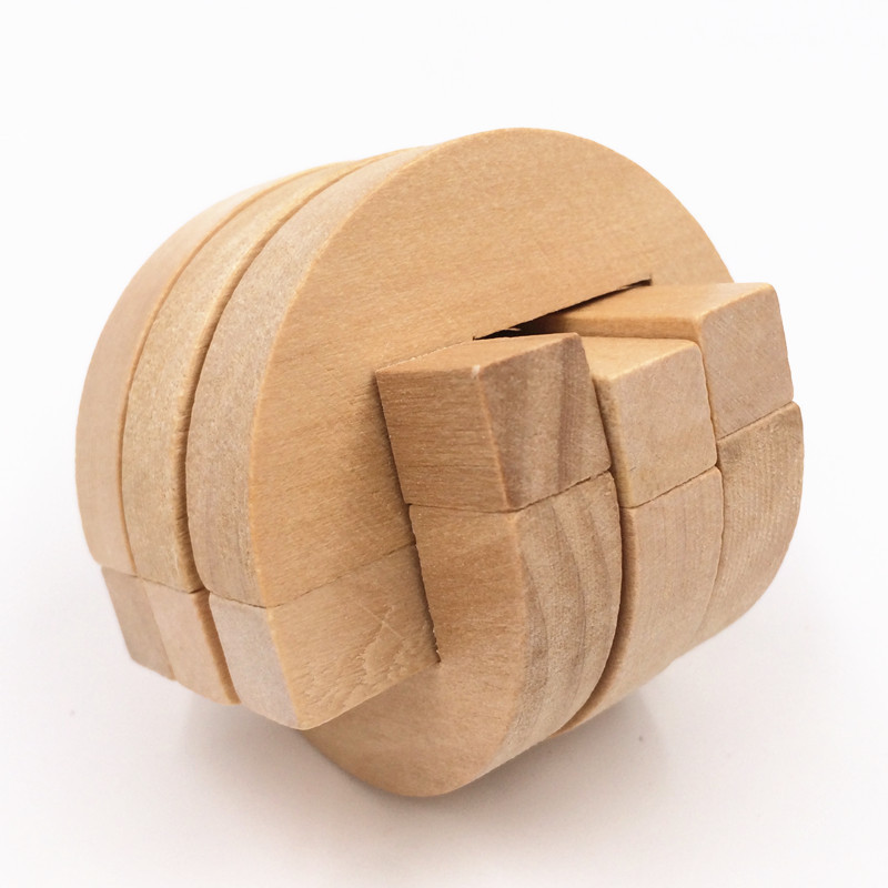 孔明锁 木制玩具成人儿童益智解压礼物 孔明锁 环环相扣