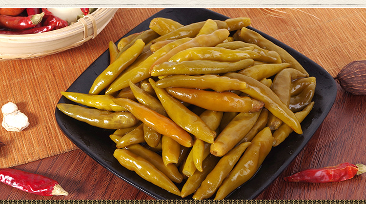 厂家直销正宗田记泡尖青椒 泡青小米辣5kg/袋 老坛泡椒 重庆特产