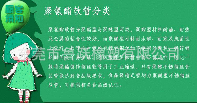 食品級鋼絲軟管資料