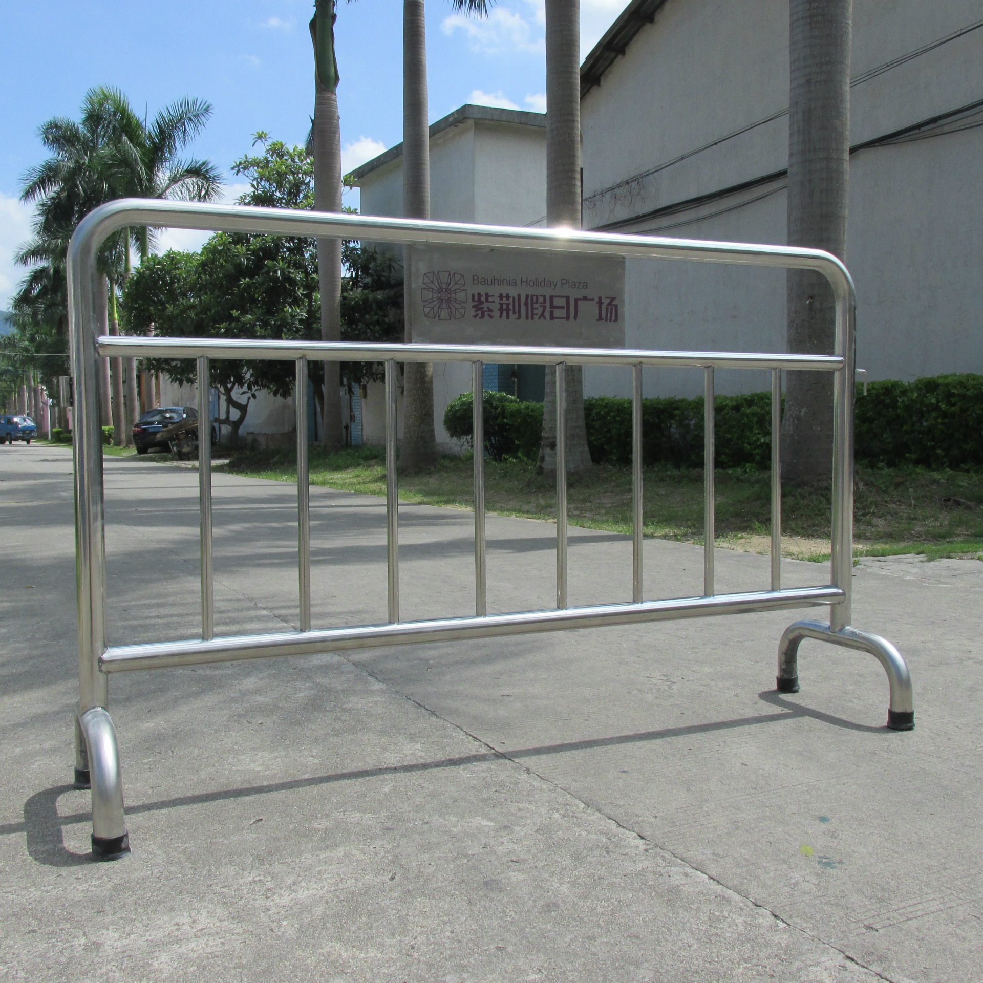 5米不锈钢铁马施工铁马护栏不锈钢护栏出租不锈钢铁马定做铁马