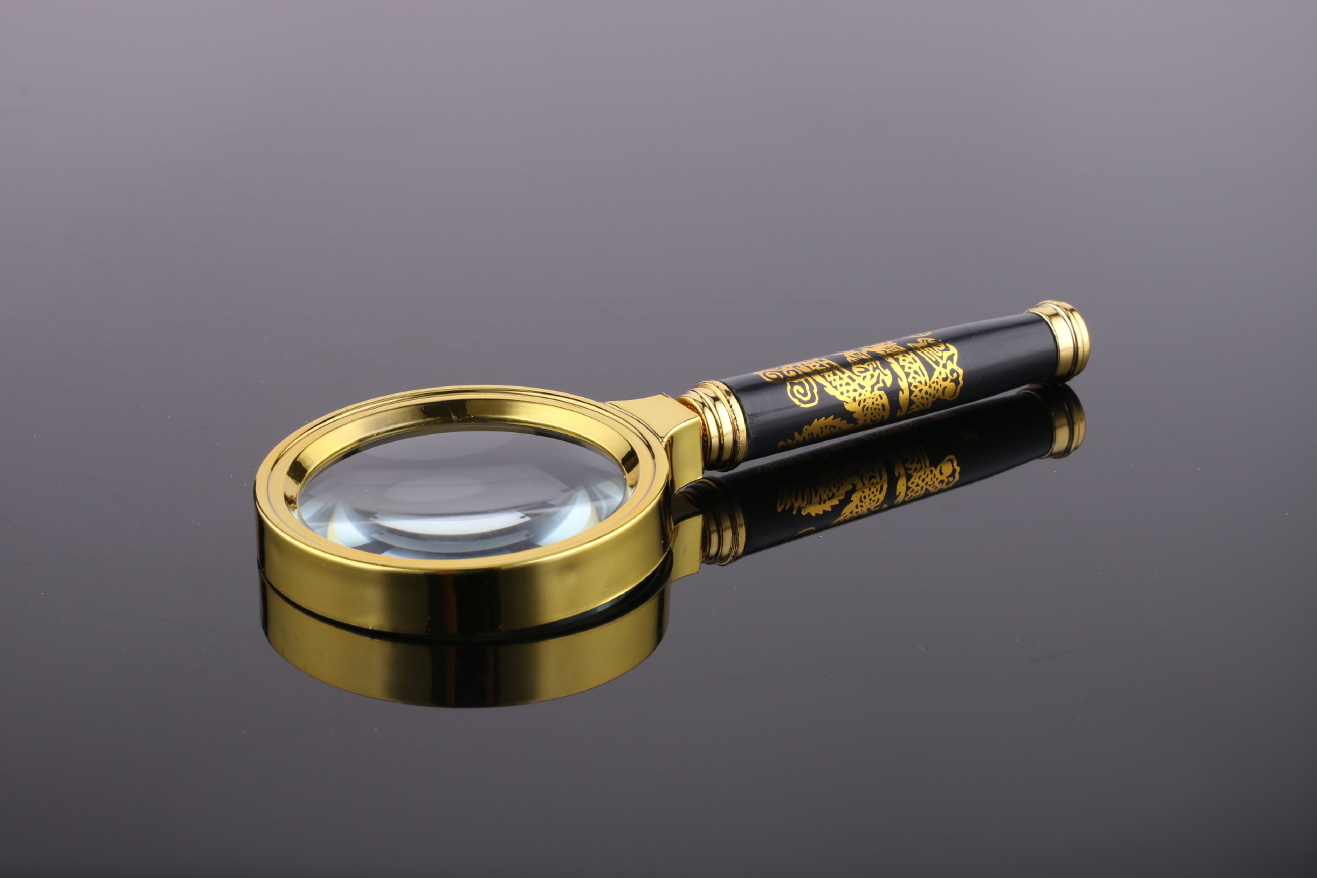 老人阅读放大镜_放大镜 10阅读手持放大镜 珠宝 金龙柄 - 阿里巴巴