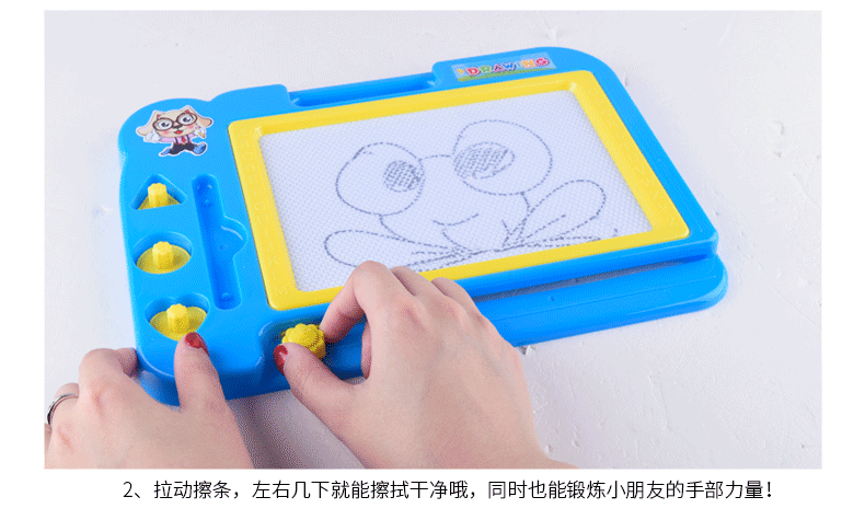 厂家直销儿童黑白手画板 涂鸦绘画板磁性写字板 学习用品玩具批发