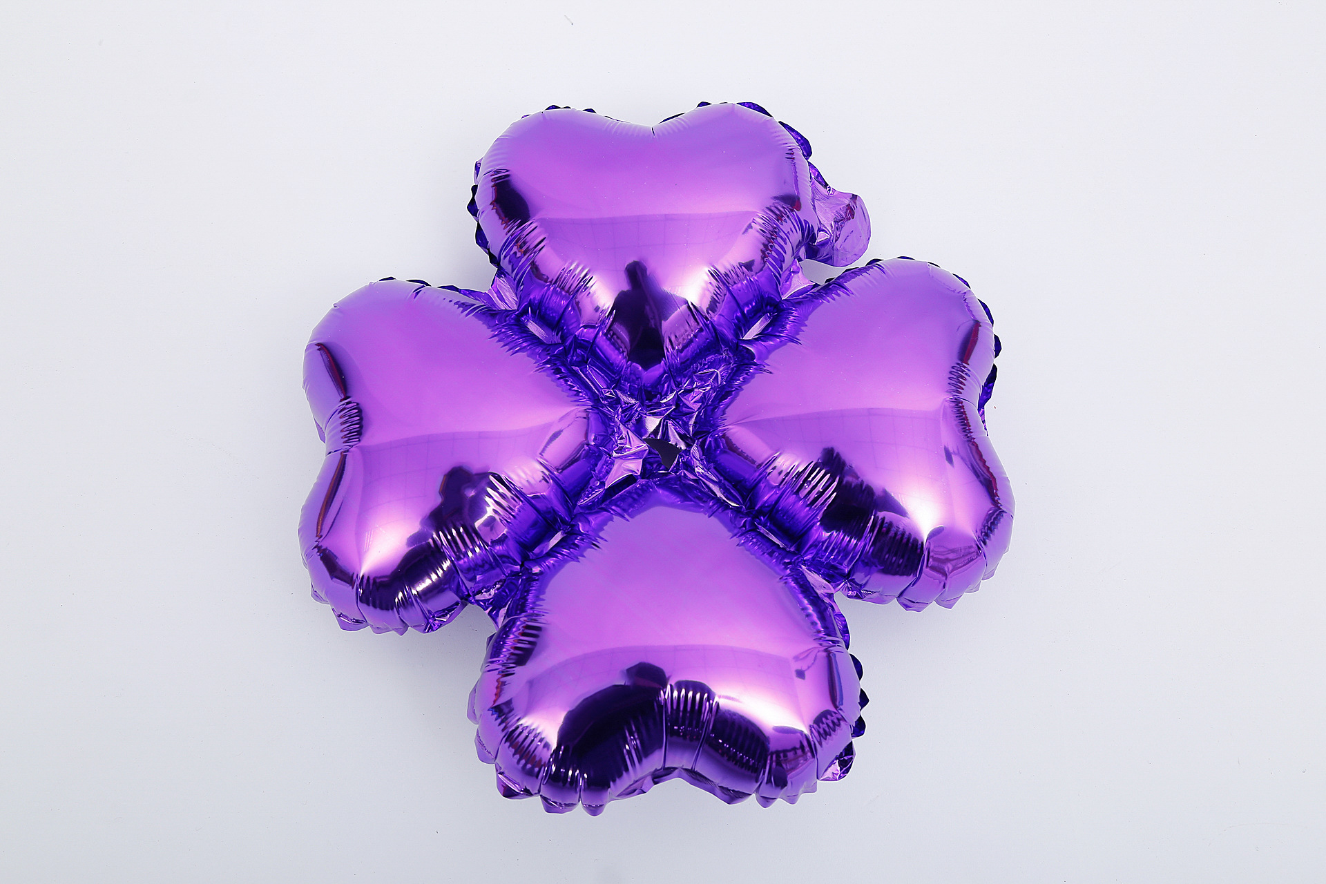 四叶草四轮铝膜铝箔气球 活动开业拱门立柱路引装饰圆形心形气球