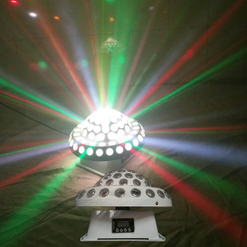 2017新款led舞台灯具大宇宙激光水晶魔球声控舞台灯rgb灯厂家直销