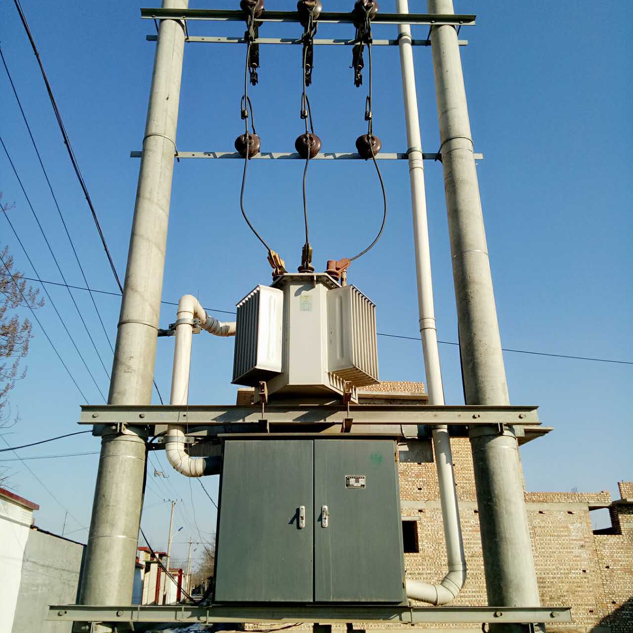 厂家定做直销 电力器材变压器台架 二线至八线角钢横担