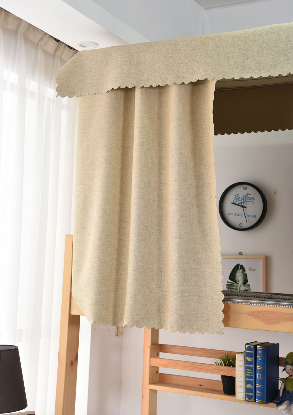 厂家直销 学生员工宿舍床帘 挡床布寝室专用 柯桥床帘 布料 批发