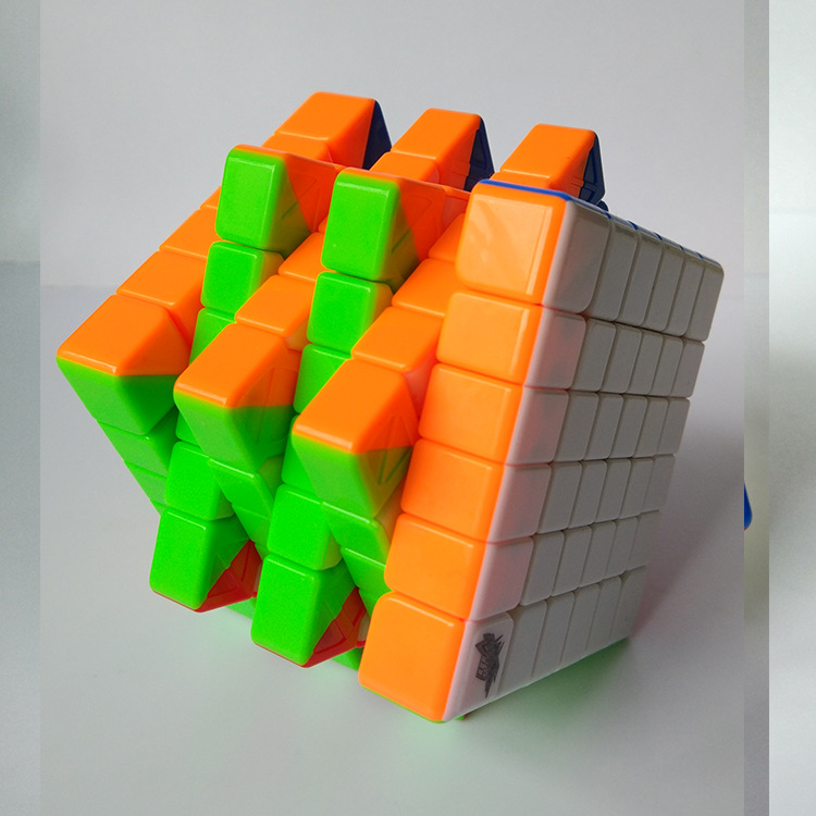 【木瓜旋风小子飞龙g6六阶彩色】6阶神洲玩具实色益智魔方22335