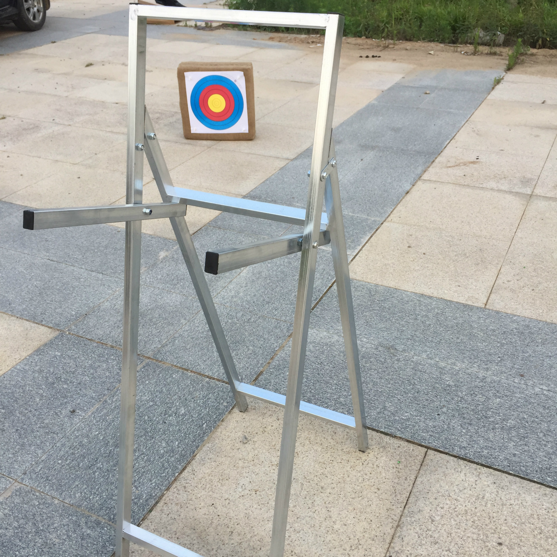 弓箭金属靶架草靶eva箭靶子户外箭馆靶墙订制靶纸靶图靶钉