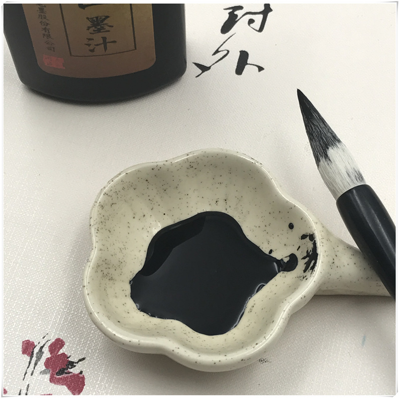 周虎臣毛笔墨汁100克 墨水国画书法用品 毛笔书法练习墨液批发