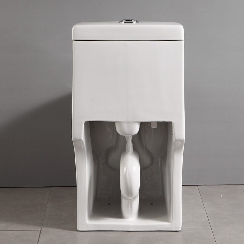 直冲式横排坐便器马桶 陶瓷连体釉面logo贴牌工程马桶 普通马桶