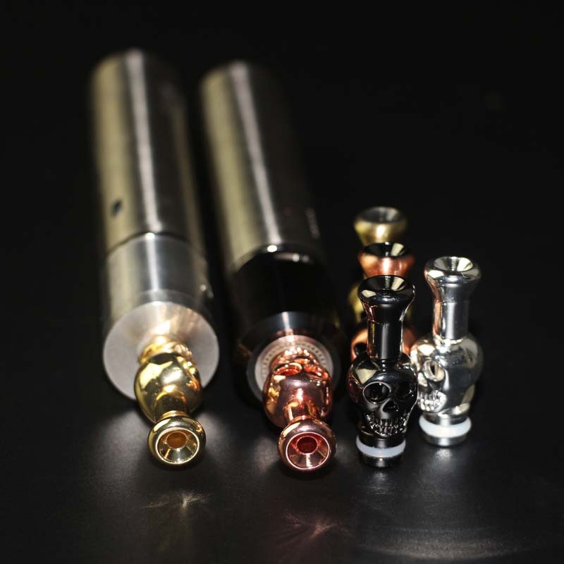 电子烟骷髅头烟嘴滴嘴drip tip 510