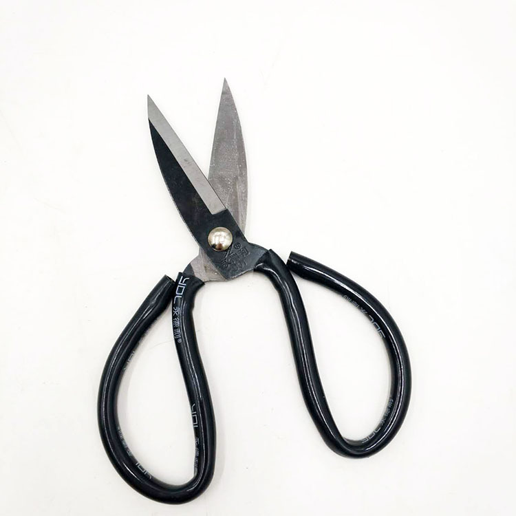 正品永德利鱼头 大剪刀 家用黑色大头剪刀裁缝剪 民用剪 厂家直接