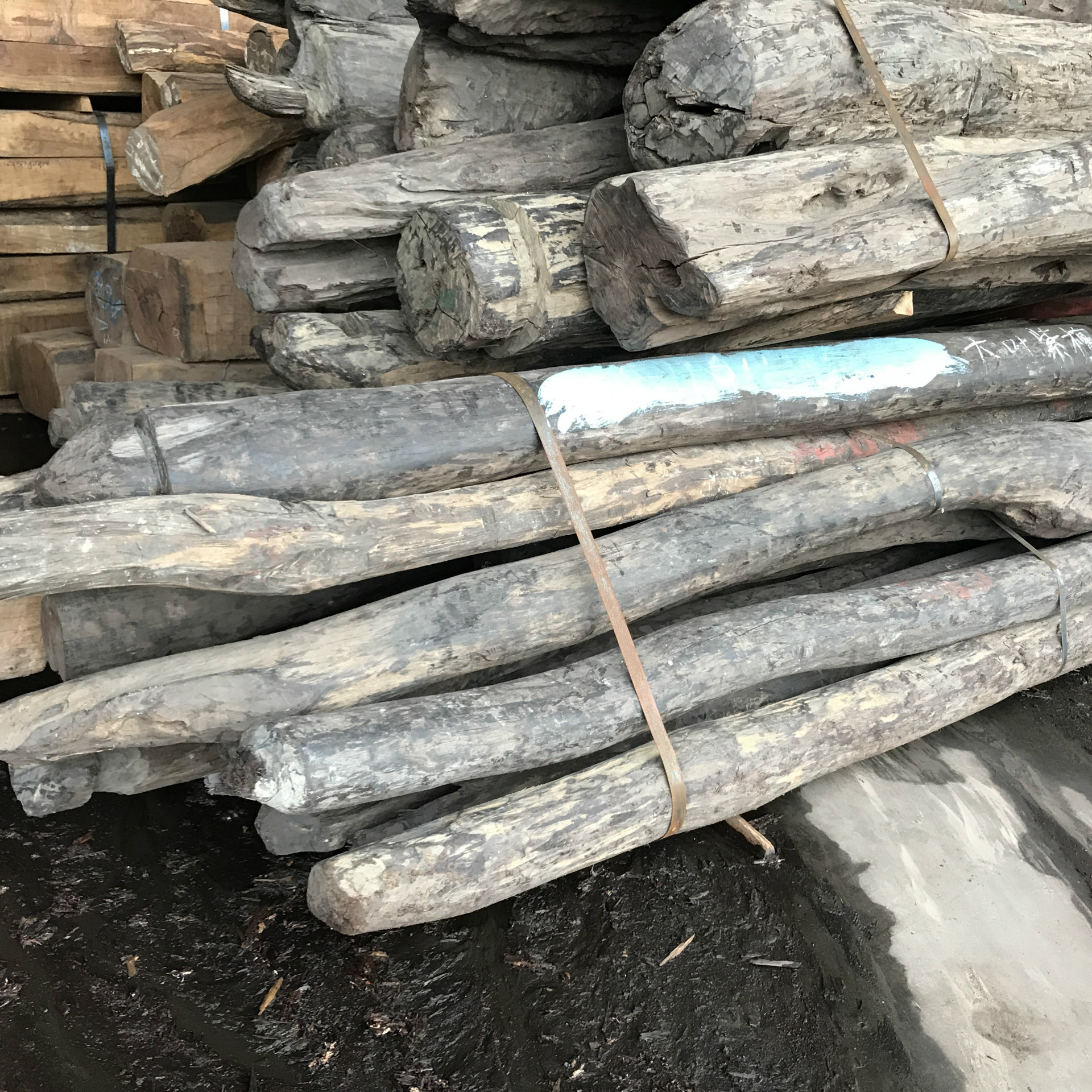 厂家直销马达加斯加大叶紫檀 卢氏黑黄檀 所罗门大叶紫檀原木