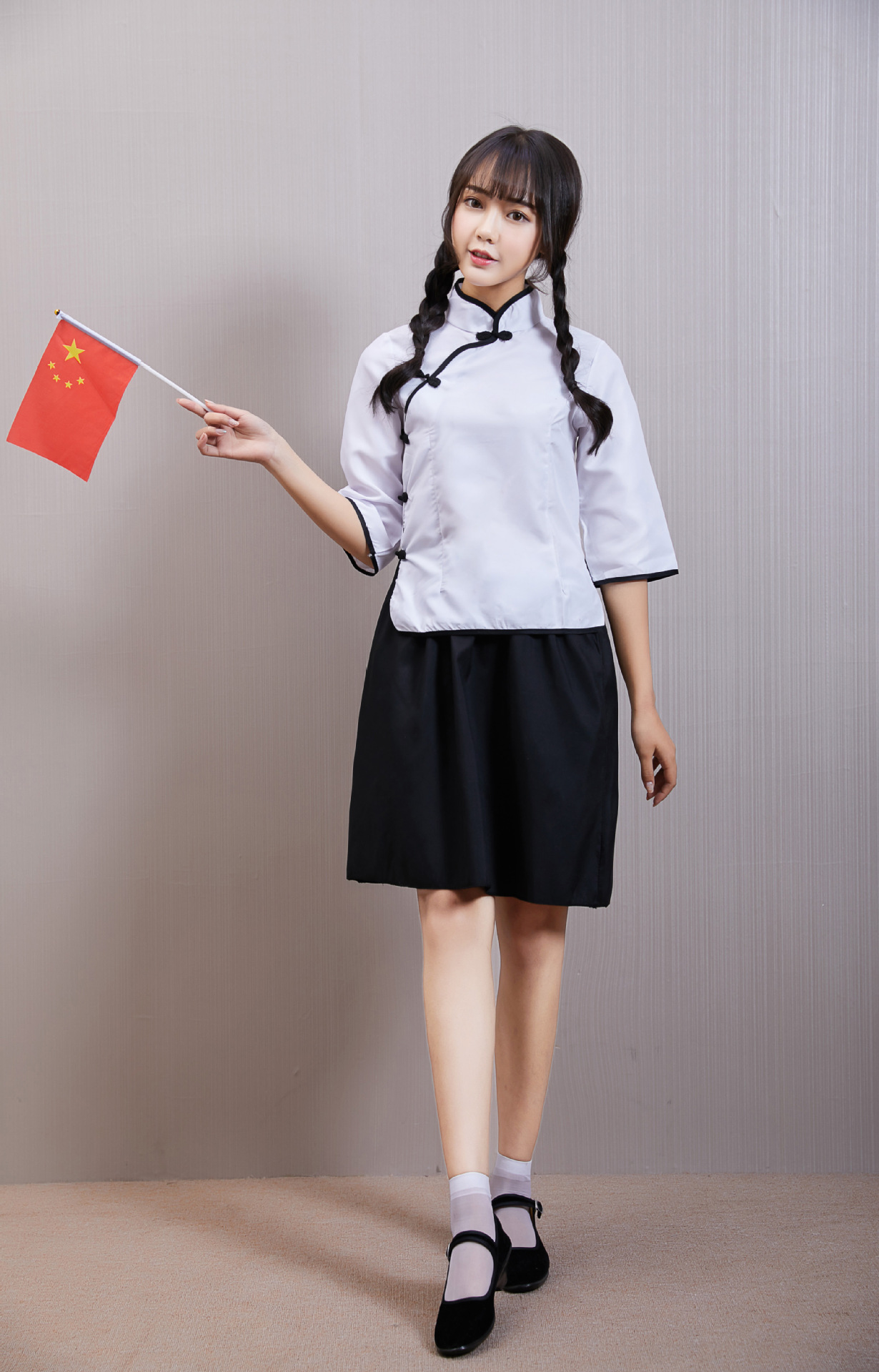 新款五四青年女装民国服五四学生装毕业装演出礼服表演服拍照留念