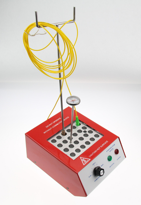 24孔小型数控显示光纤固化炉st fc sc lc sma等光纤连接头器研