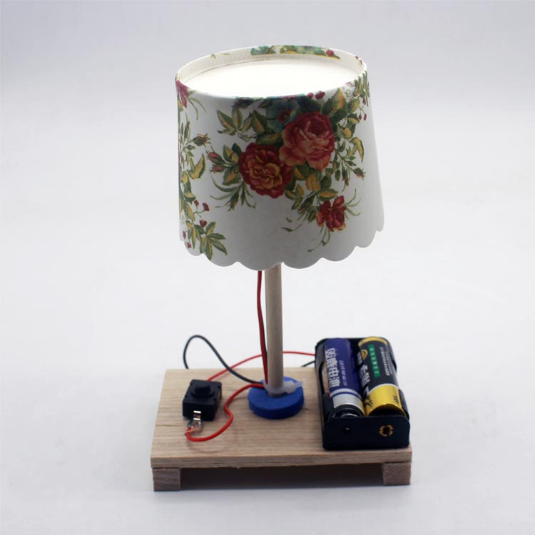 科技小制作 自制纸杯小台灯diy 简单电路连接 物理科学实验 环保