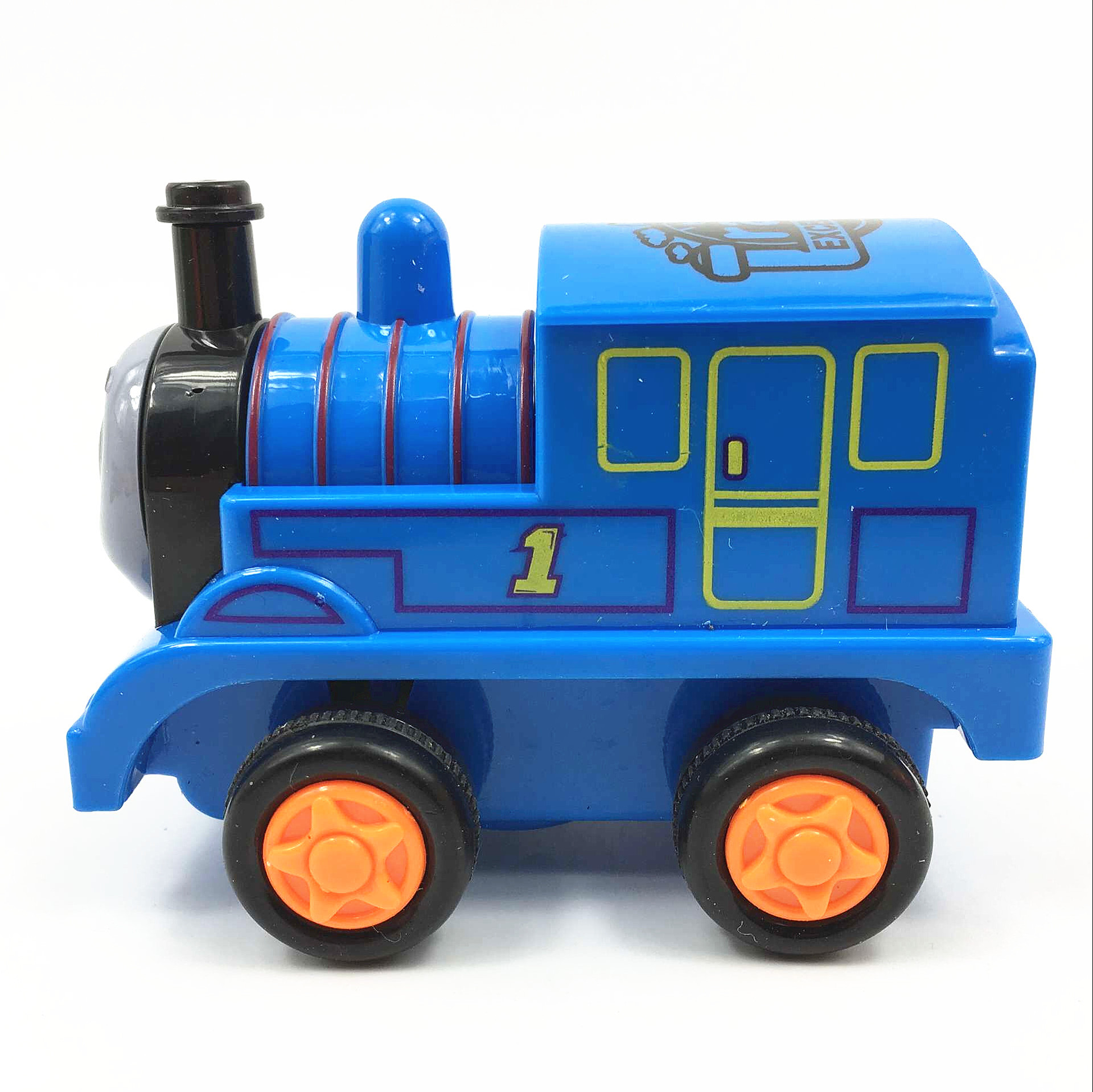 热卖惯性马斯小火车 儿童火车头惯性玩具 蛋糕摆件装饰赠品批发