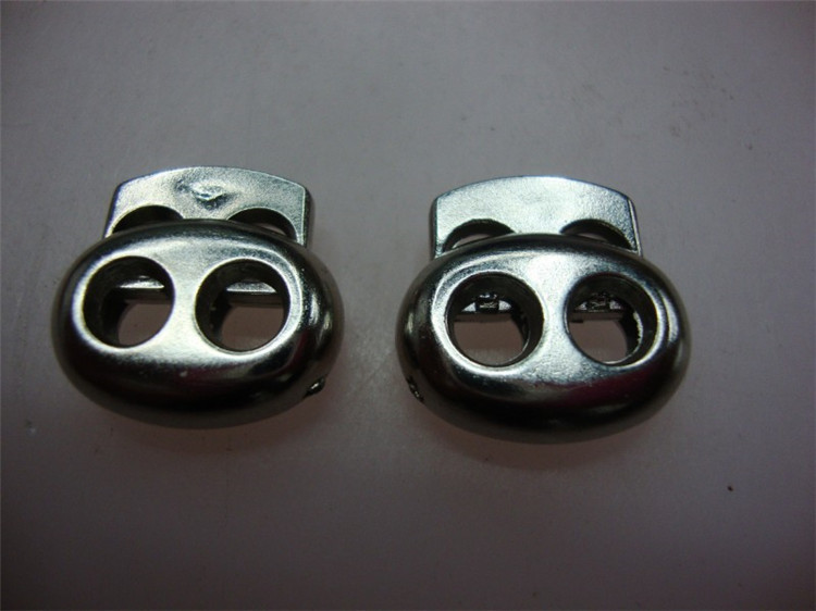 现货供应塑料弹簧扣 尼龙调节绳扣 黑色拉绳扣 透明绳索扣 绳止