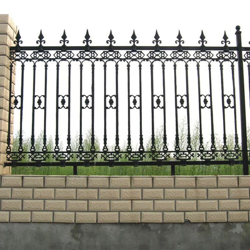 供应铁艺护栏 庭院别墅铁艺围栏 厂区铸铁护栏 玛钢铁艺护栏