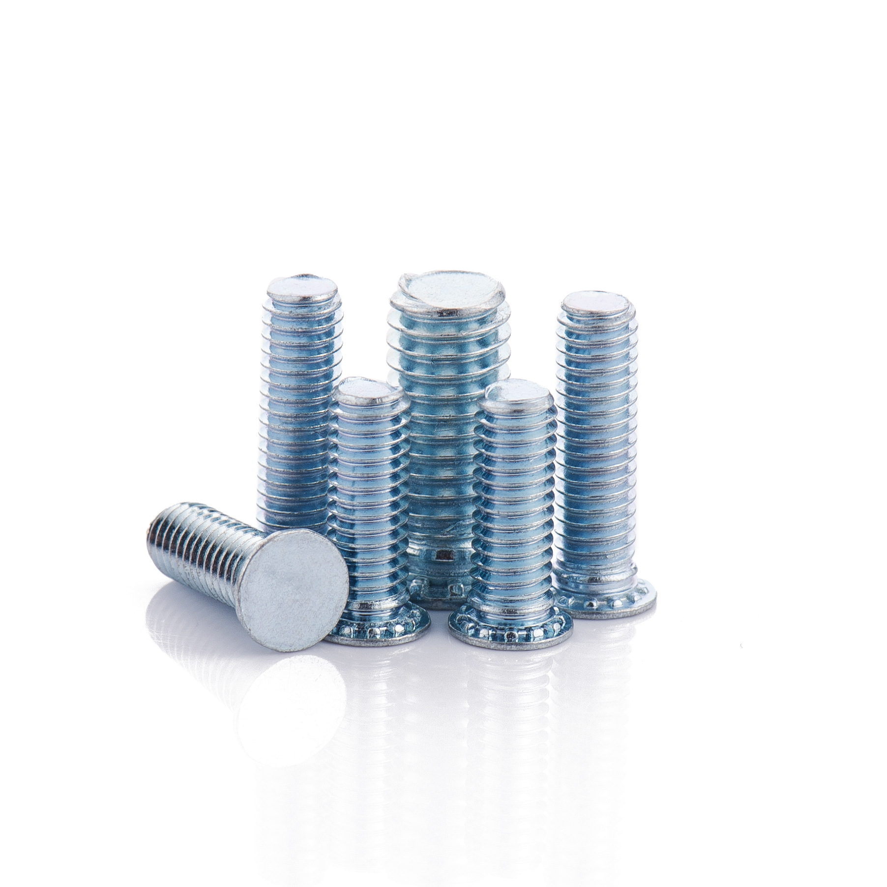 fh碳钢蓝白锌压铆螺丝铆钉螺丝压铆螺钉压铆螺栓m3/m4/m5/m6/m8