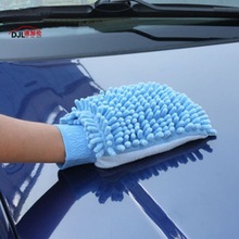 雪尼尔擦车手套 单面 珊瑚虫洗车手套 洗车工具清洁布刷