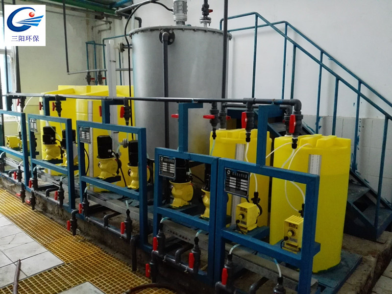 三阳环保专业定制pac pam全自动加药装置 三腔式自动化加药装置