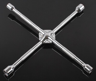 厂家直销 十字架轮胎扳手18寸寸 络钒钢十字套筒扳手修车工具